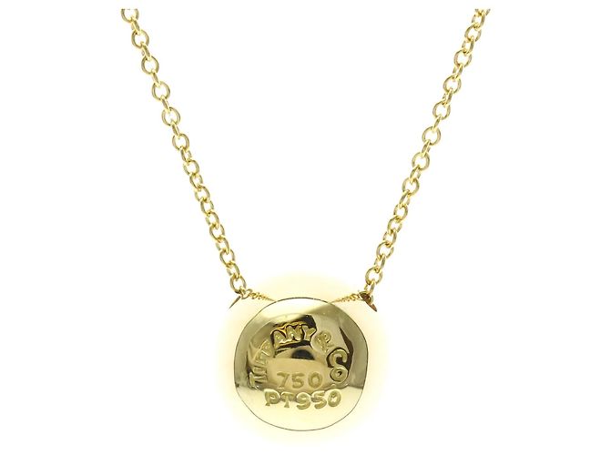Pendente Tiffany & Co. Etoile Ball in oro giallo 18K con platino e diamanti D'oro - vista 3