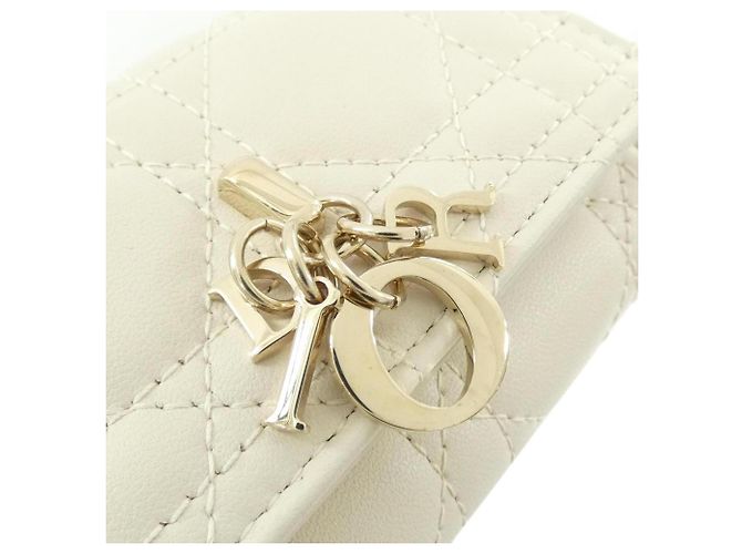 Christian Dior My Aster Key Case Crudo - vista 4