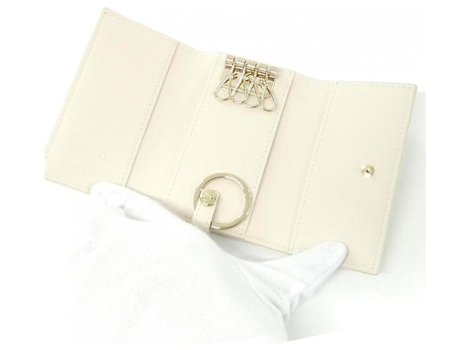 Christian Dior My Aster Key Case Crudo - vista 5