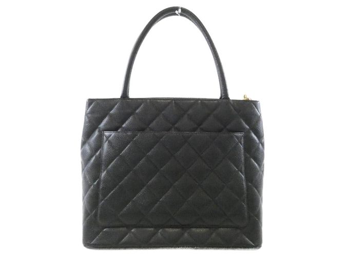 Borsa Chanel 1804 in pelle di vitello grana grossa nera Nero - vista 2