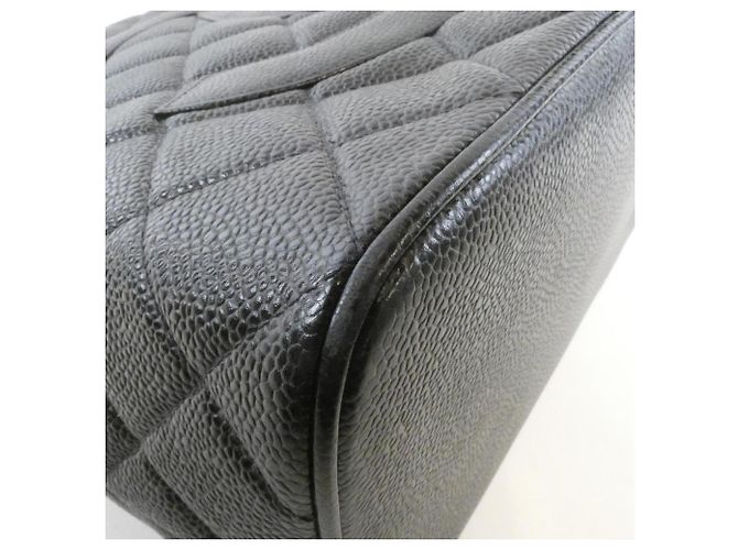 Borsa Chanel 1804 in pelle di vitello grana grossa nera Nero - vista 3