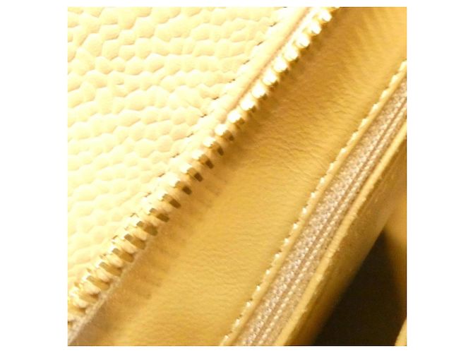 Bolsa Chanel 1804 Bege em couro de bezerro grão - vista 9