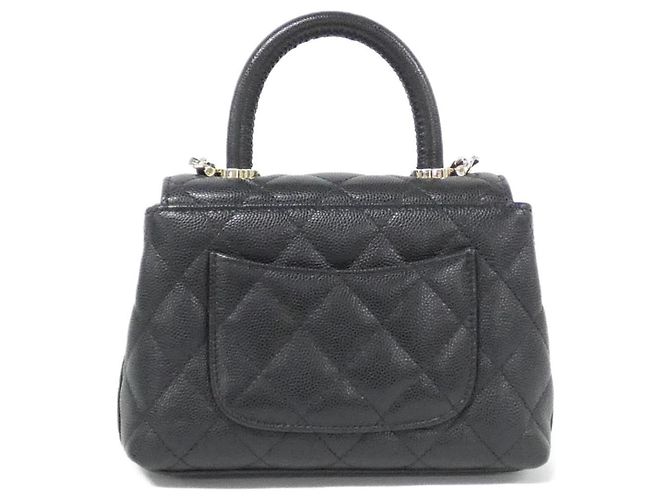 Timeless Borsa Chanel AP4244 in pelle di vitello martellata Nero - vista 2