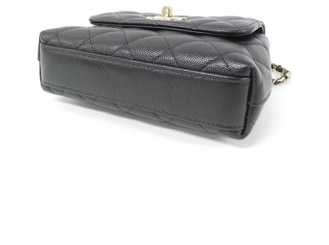Timeless Borsa Chanel AP4244 in pelle di vitello martellata Nero - vista 3