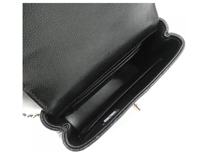 Timeless Borsa Chanel AP4244 in pelle di vitello martellata Nero - vista 7