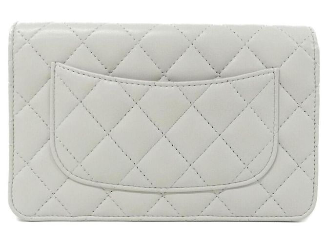 Cartera Chanel AP4337 de piel de cordero gris Castaño - vista 2