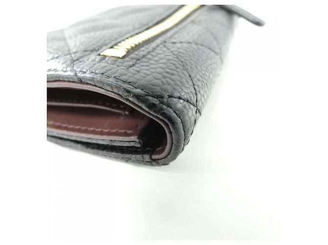 Cartera Chanel Timeless Classic Line AP0231 Negro Burdeos - vista 3