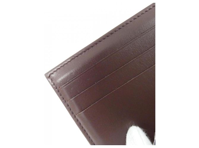 Cartera Chanel Timeless Classic Line AP0231 Negro Burdeos - vista 8