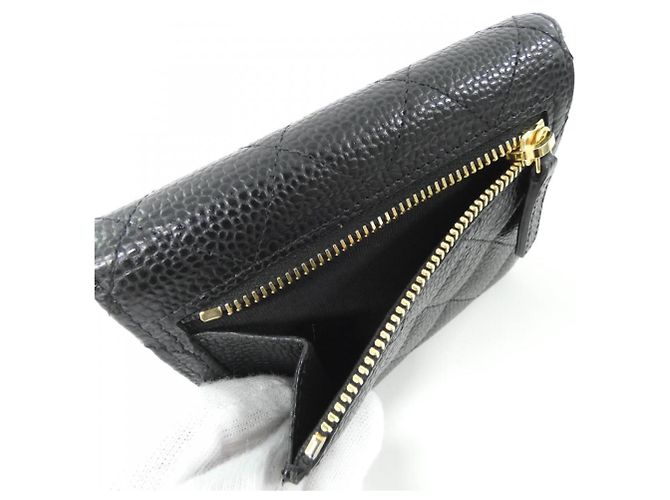 Cartera Chanel Timeless Classic Line AP0231 Negro Burdeos - vista 9