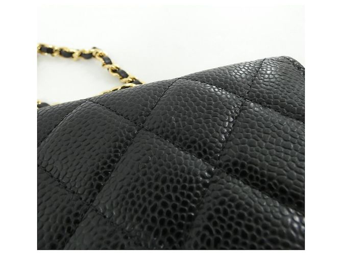 Chanel Timeless Classic Chain Wallet AP0250 Nero Bordò - vista 4