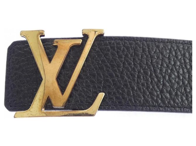 Louis Vuitton LV Initials 40MM Wendelgürtel M9151 Braun Schwarz - Ansicht 2