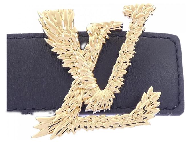 Louis Vuitton M0209 Standard Gürtel Braun Schwarz - Ansicht 2