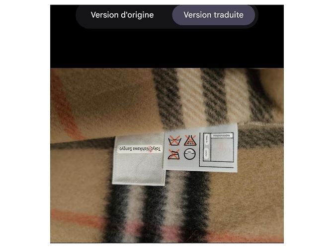 Burberrys virgin wool blanket Nova Check pattern - view 12
