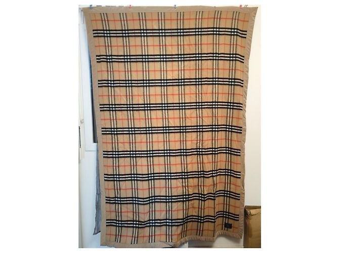 Burberrys virgin wool blanket Nova Check pattern - view 5