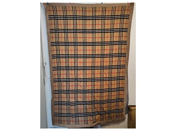 Burberrys virgin wool blanket Nova Check pattern - view 6