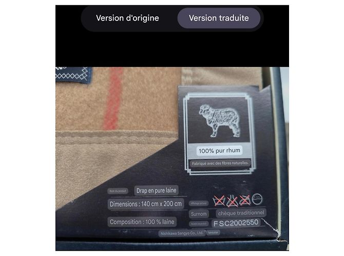 Burberrys virgin wool blanket Nova Check pattern - view 8