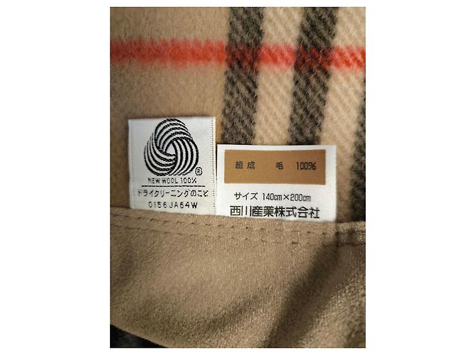 Burberrys virgin wool blanket Nova Check pattern - view 9