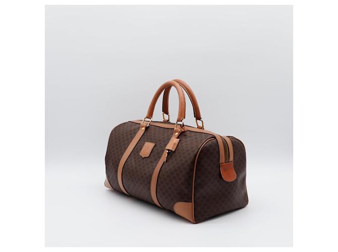 Céline Borsa Boston Celine Monogram Marrone Monogramma - vista 2