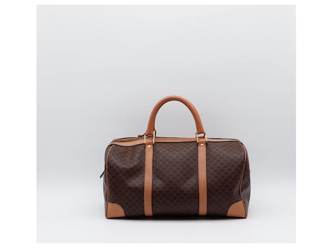 Céline Borsa Boston Celine Monogram Marrone Monogramma - vista 3
