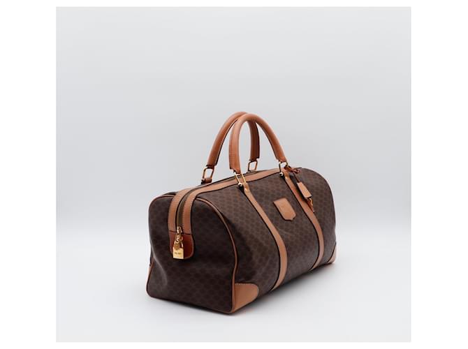 Céline Borsa Boston Celine Monogram Marrone Monogramma - vista 4