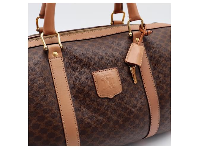 Céline Borsa Boston Celine Monogram Marrone Monogramma - vista 7