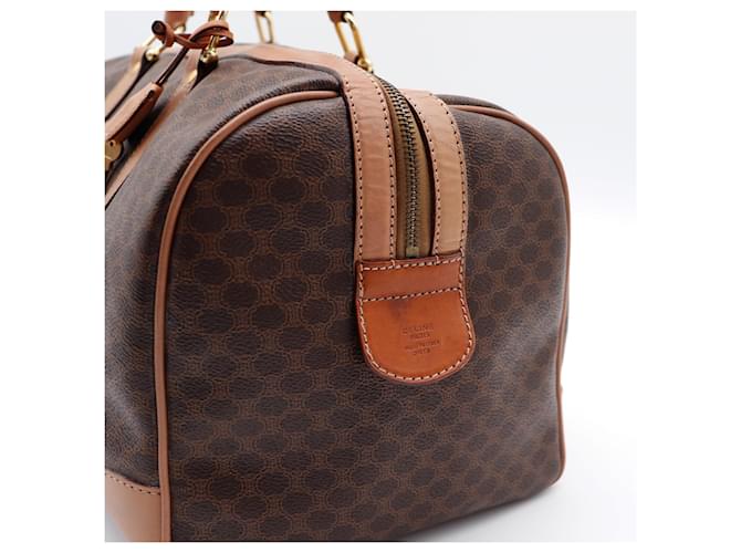 Céline Borsa Boston Celine Monogram Marrone Monogramma - vista 8