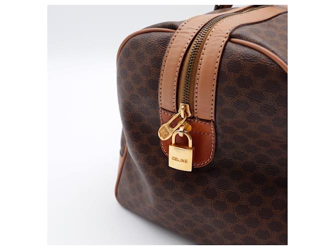 Céline Borsa Boston Celine Monogram Marrone Monogramma - vista 9