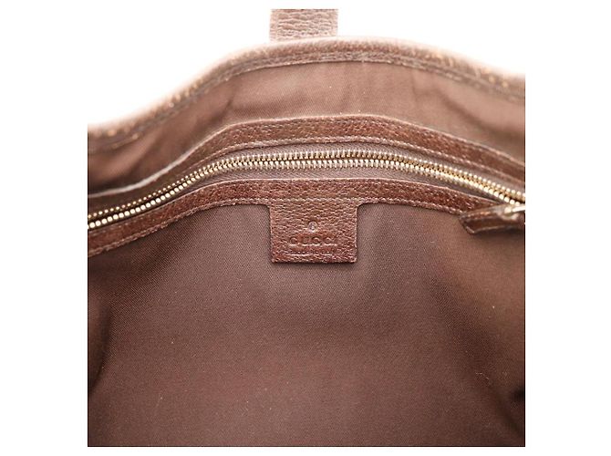 Borsa Hobo Gucci Jackie GG Canvas Medium Marrone Monogramma - vista 10