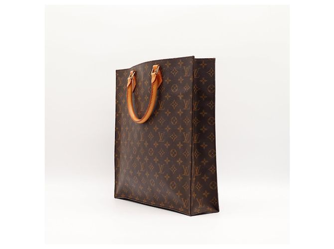 Louis Vuitton Monogram Sac Shopping Tote Bag Marrone Monogramma - vista 2