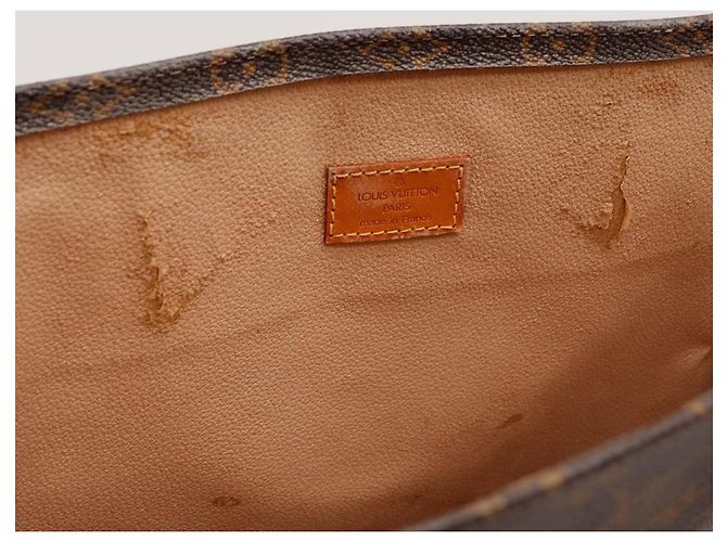 Louis Vuitton Monogram Sac Shopping Tote Bag Marrone Monogramma - vista 6