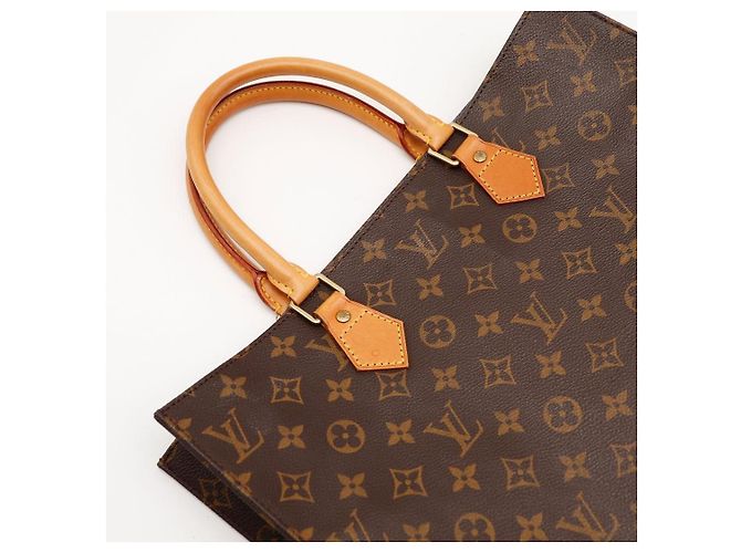 Louis Vuitton Monogram Sac Shopping Tote Bag Marrone Monogramma - vista 8