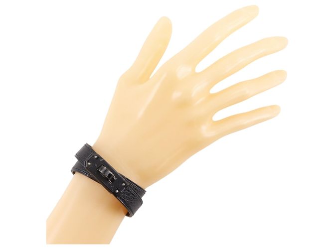 Hermès Kelly Bracelet Double Tour Negro - vista 2