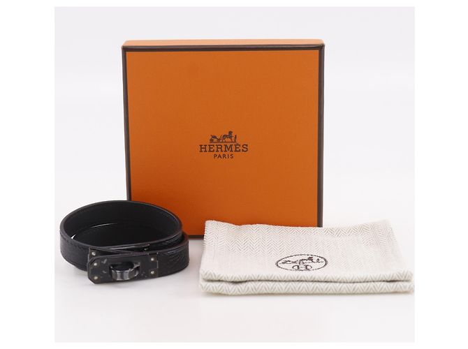 Hermès Kelly Bracelet Double Tour Negro - vista 7