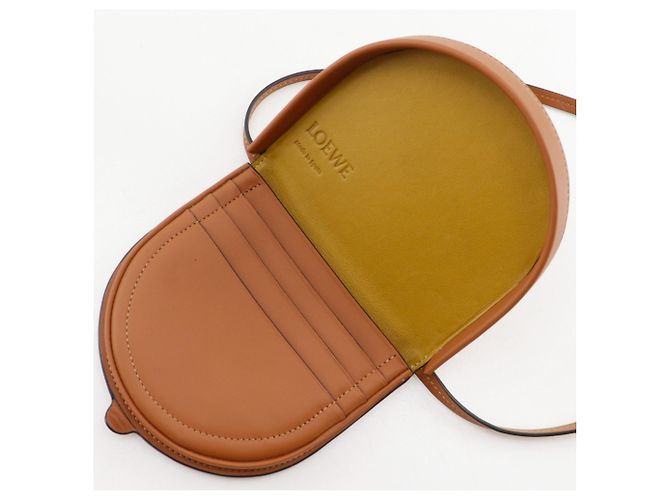 Borsa a tracolla Loewe Heel Pouch Mini Marrone - vista 6
