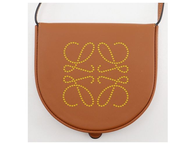 Borsa a tracolla Loewe Heel Pouch Mini Marrone - vista 8