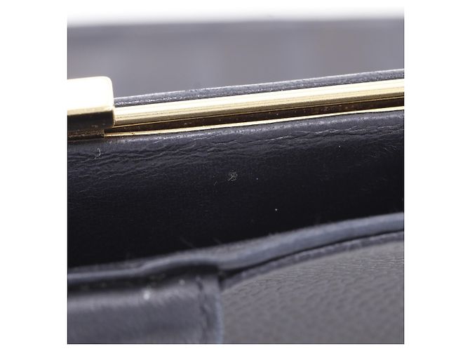Cartera larga Chanel Coco Mark en piel de becerro granulada negra Negro - vista 13