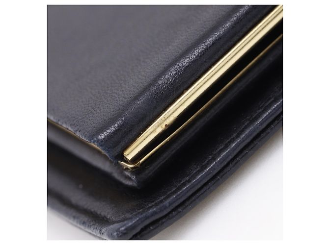 Cartera larga Chanel Coco Mark en piel de becerro granulada negra Negro - vista 14