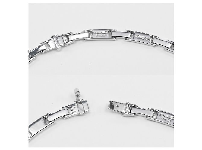 Collana girocollo Tiffany & Co. Atlas Argento - vista 4