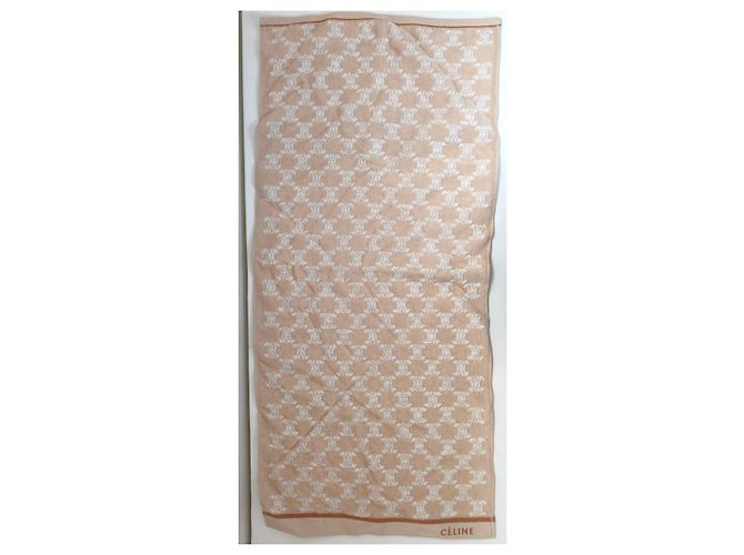 Céline Celine Triomphe towel set White Beige - view 4