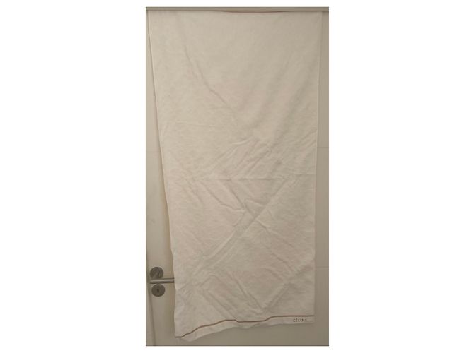 Céline Celine Triomphe towel set White Beige - view 5