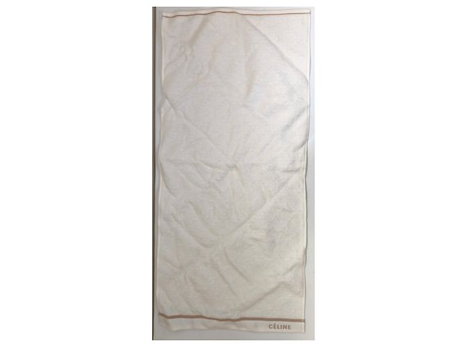 Céline Celine Triomphe towel set White Beige - view 6