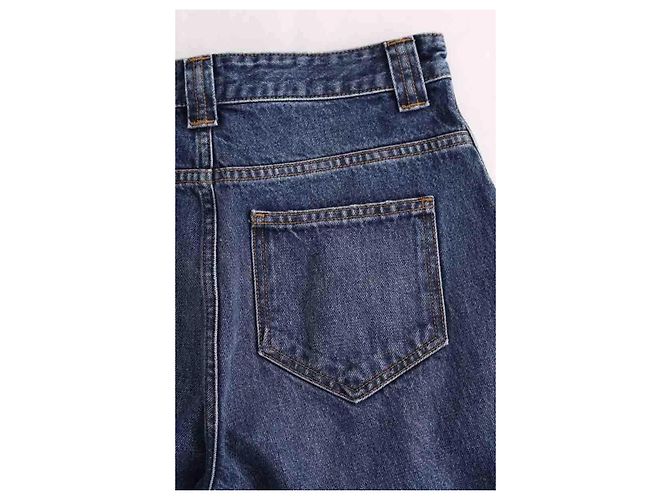 Jeans Khaite in cotone blu - vista 4