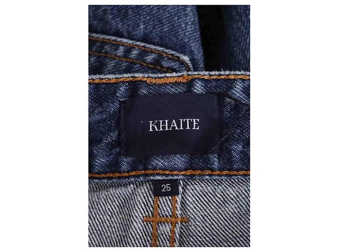 Jeans Khaite in cotone blu - vista 5