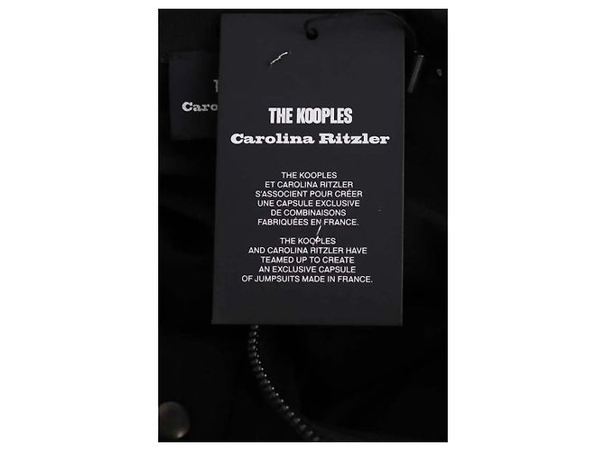 The Kooples Tuta nera Nero - vista 4