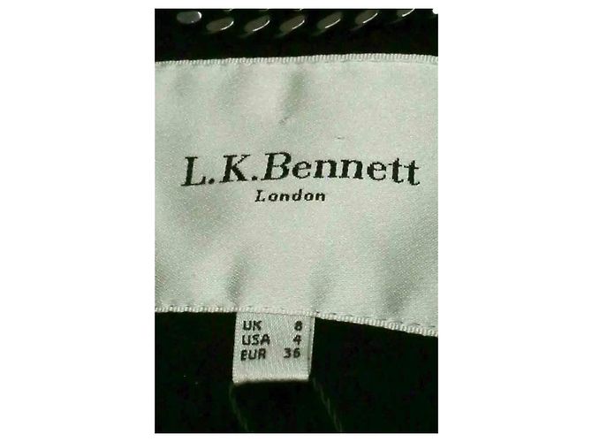 Abrigo de lana negro Lk Bennett - vista 5