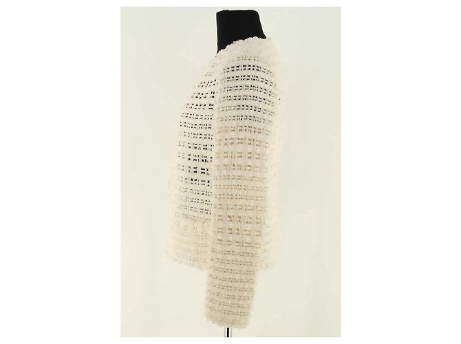 Chaqueta Iro de algodón beige - vista 3