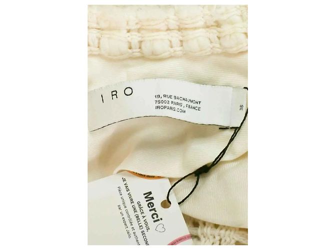 Chaqueta Iro de algodón beige - vista 5