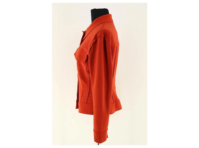 Chaleco naranja de sintético Norma Kamali - vista 3