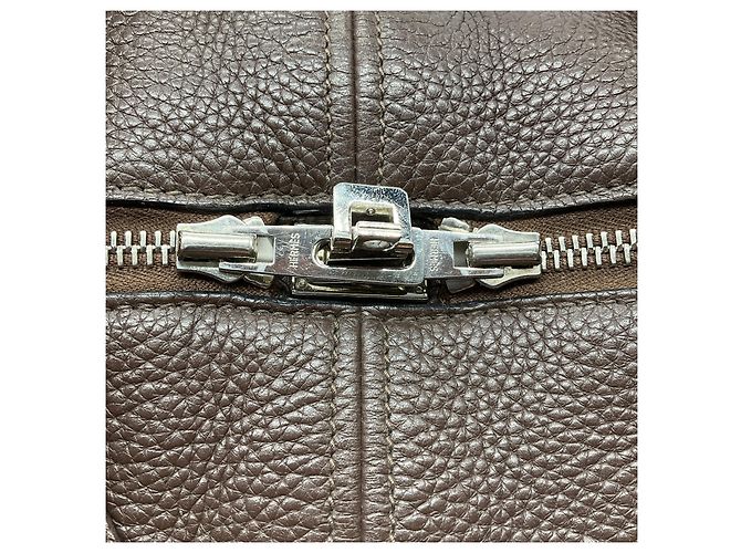Borsa a mano Victoria in pelle Clémence marrone 2007 di Hermès - vista 10