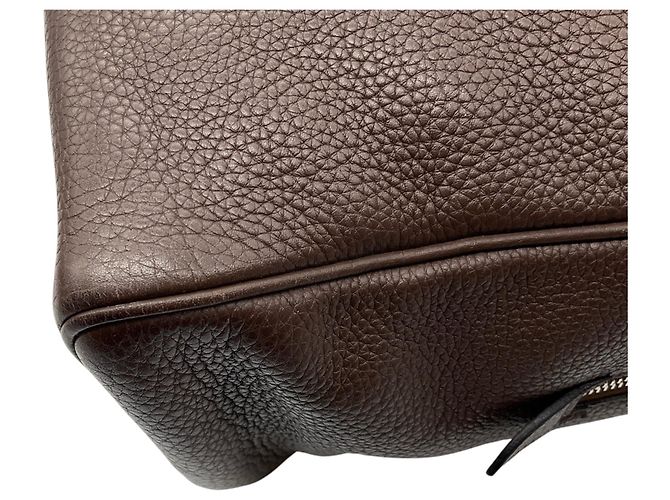 Borsa a mano Victoria in pelle Clémence marrone 2007 di Hermès - vista 14
